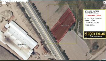 AFYON ÜÇOK EMLAKTAN GÖZSÜZLÜ HAMAM OVASI MEVKİNDE 4709M² SATILIK MÜFREZ TARLA 