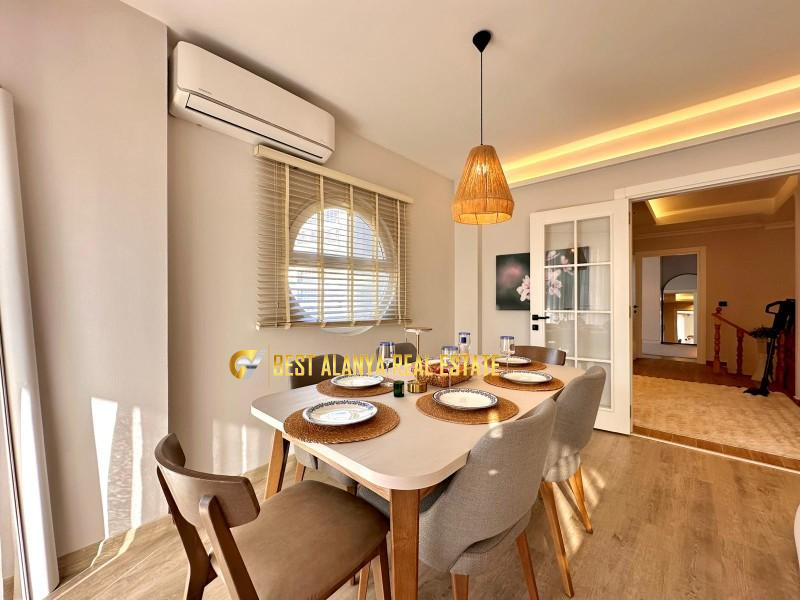 KESTEL SATILIK LÜKS EŞYALI 4+1 BAHÇE DUBLEKS DAİRE ALANYA ANTALYA TÜRKİYE