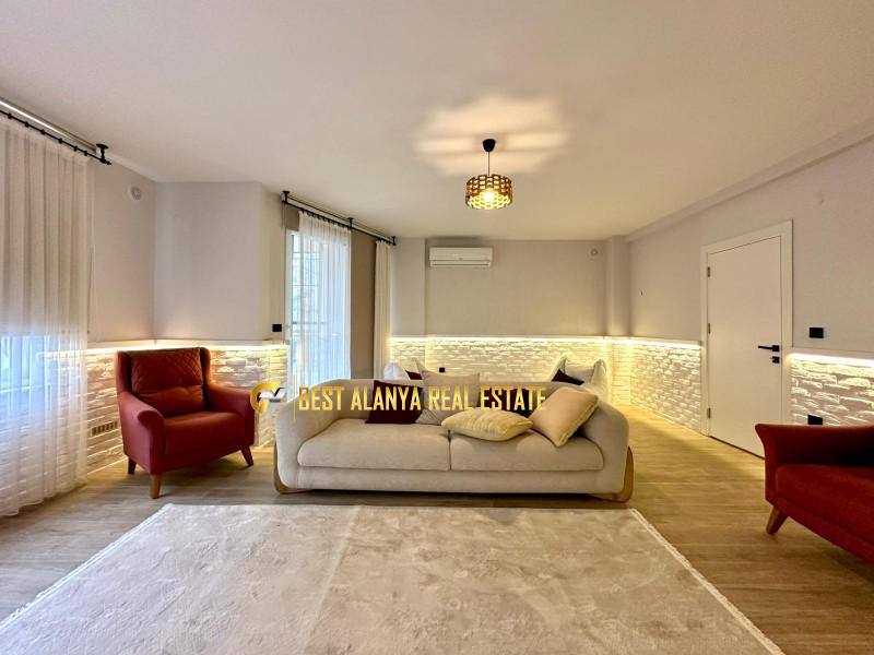 KESTEL SATILIK LÜKS EŞYALI 4+1 BAHÇE DUBLEKS DAİRE ALANYA ANTALYA TÜRKİYE
