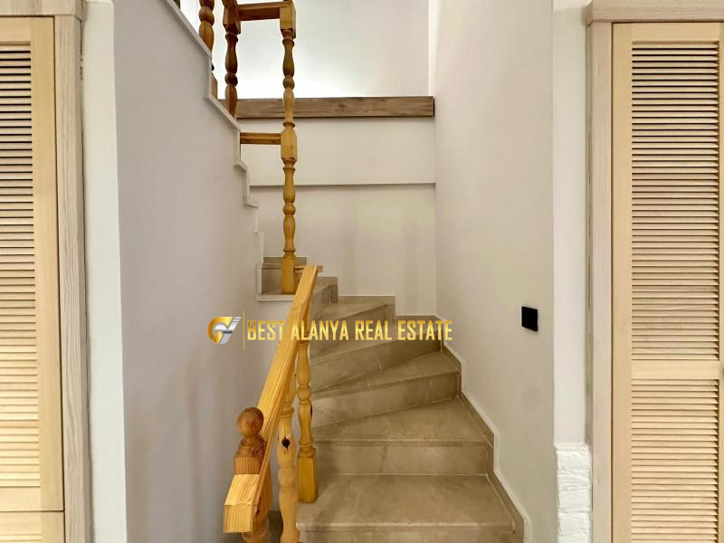 KESTEL SATILIK LÜKS EŞYALI 4+1 BAHÇE DUBLEKS DAİRE ALANYA ANTALYA TÜRKİYE