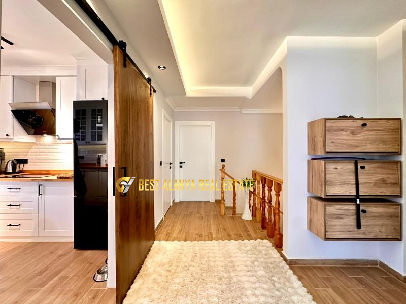 KESTEL SATILIK LÜKS EŞYALI 4+1 BAHÇE DUBLEKS DAİRE ALANYA ANTALYA TÜRKİYE