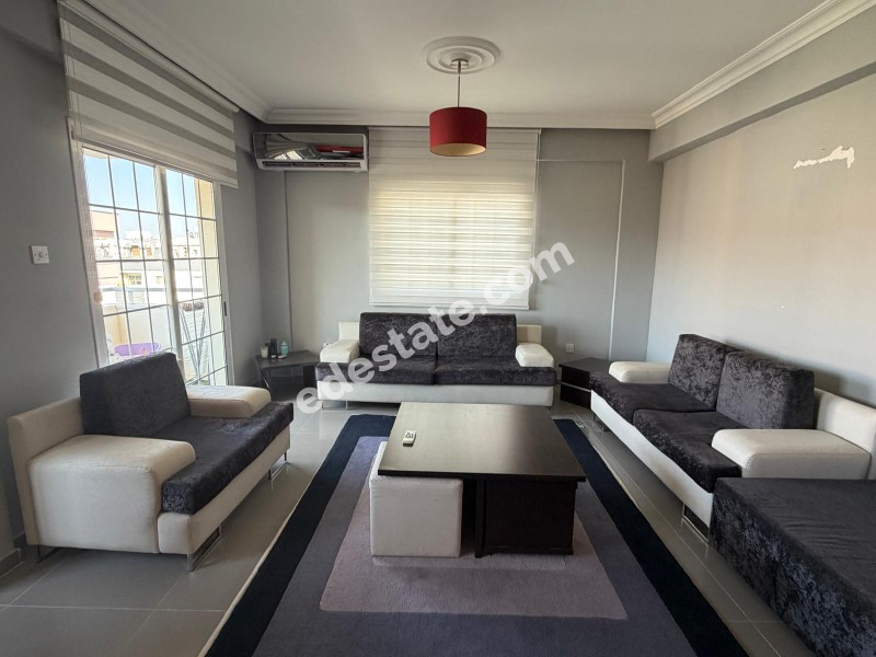 Lefkoşa Küçük Kaymaklı'da Full Eşyalı Kiralık 3+1 Daire