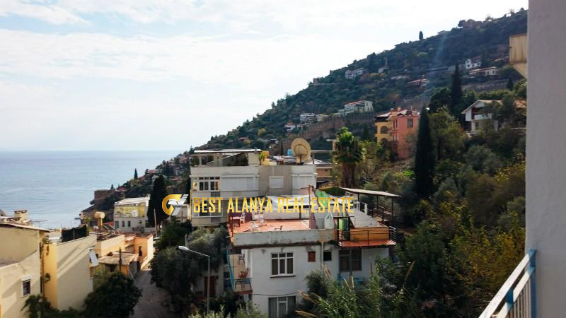 ALANYA KALE BÖLGESİ SATILIK PANORAMİK DENİZ MANZARALI 888 M² ÖZEL ARSA ANTALYA TÜRKİYE