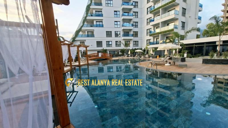 GREEN OCEAN RESIDENCE KISA DÖNEM KİRALIK FULL EŞYALI 1+1 DAİRE MAHMUTLAR ALANYA ANTALYA TÜRKİYE