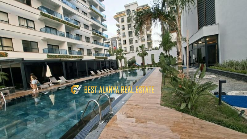 GREEN OCEAN RESIDENCE KISA DÖNEM KİRALIK FULL EŞYALI 1+1 DAİRE MAHMUTLAR ALANYA ANTALYA TÜRKİYE