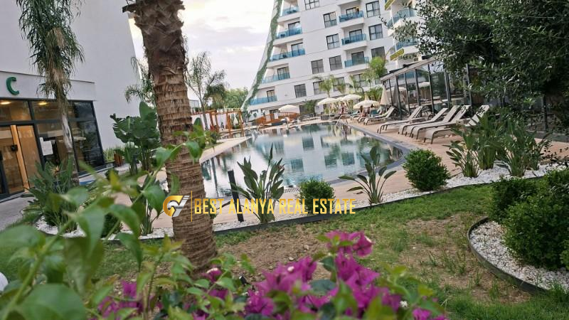 GREEN OCEAN RESIDENCE KISA DÖNEM KİRALIK FULL EŞYALI 1+1 DAİRE MAHMUTLAR ALANYA ANTALYA TÜRKİYE