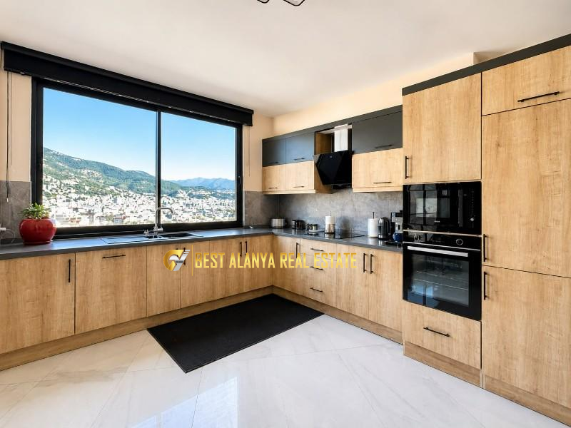 ALANYA KALE YAMACINDA SATILIK EŞYALI 3+1 PENTHOUSE ALANYA ANTALYA TÜRKİYE