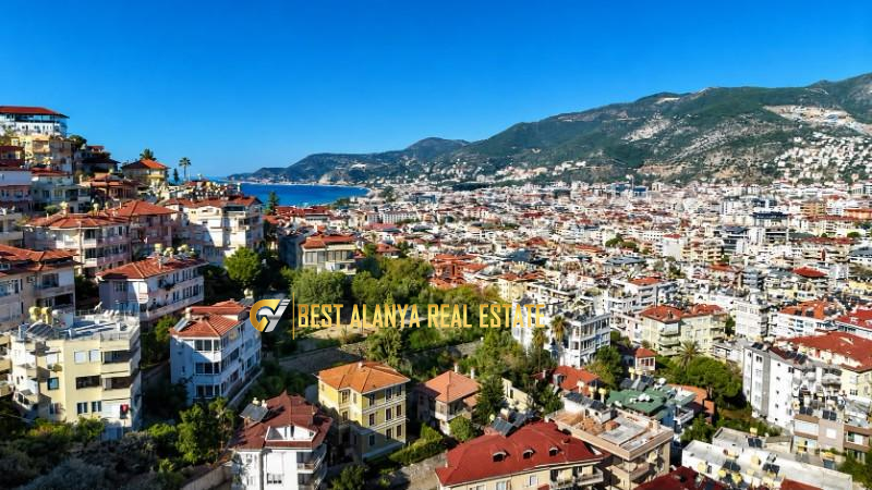 ALANYA KALE YAMACINDA SATILIK EŞYALI 3+1 PENTHOUSE ALANYA ANTALYA TÜRKİYE