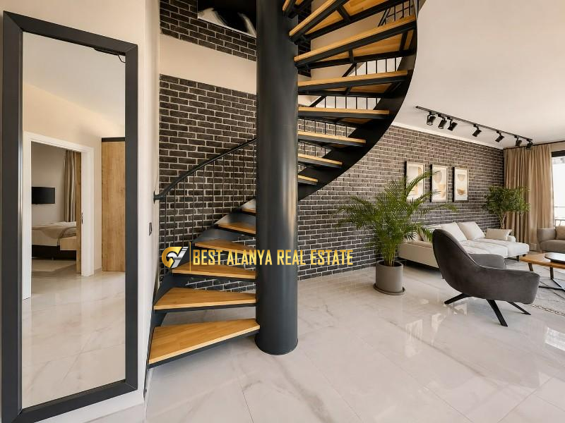 ALANYA KALE YAMACINDA SATILIK EŞYALI 3+1 PENTHOUSE ALANYA ANTALYA TÜRKİYE