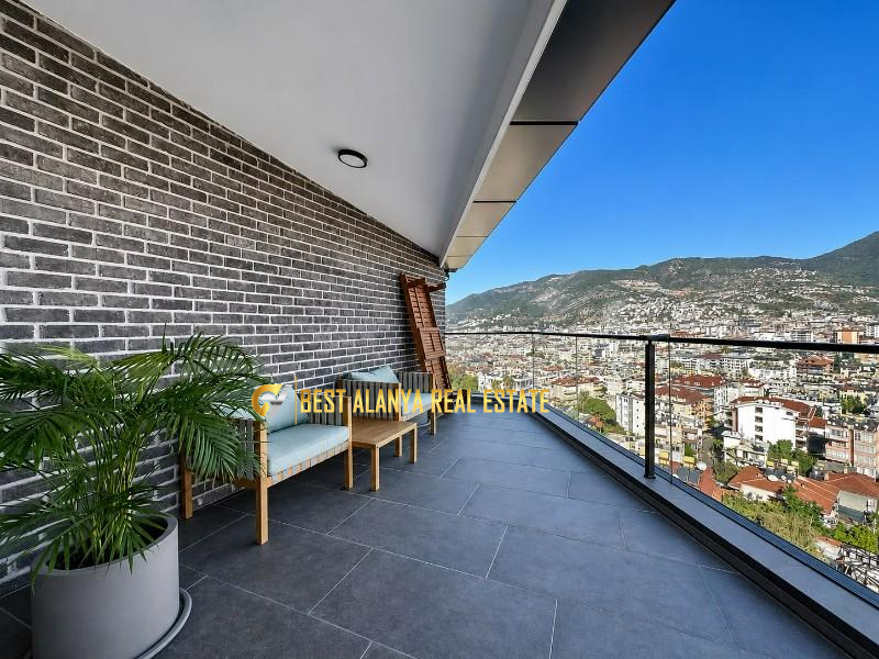 ALANYA KALE YAMACINDA SATILIK EŞYALI 3+1 PENTHOUSE ALANYA ANTALYA TÜRKİYE