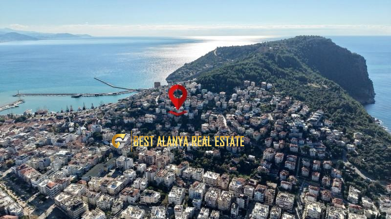 ALANYA KALE YAMACINDA SATILIK EŞYALI 3+1 PENTHOUSE ALANYA ANTALYA TÜRKİYE
