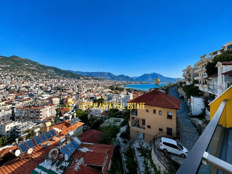 ALANYA KALE YAMACINDA SATILIK EŞYALI 3+1 PENTHOUSE ALANYA ANTALYA TÜRKİYE