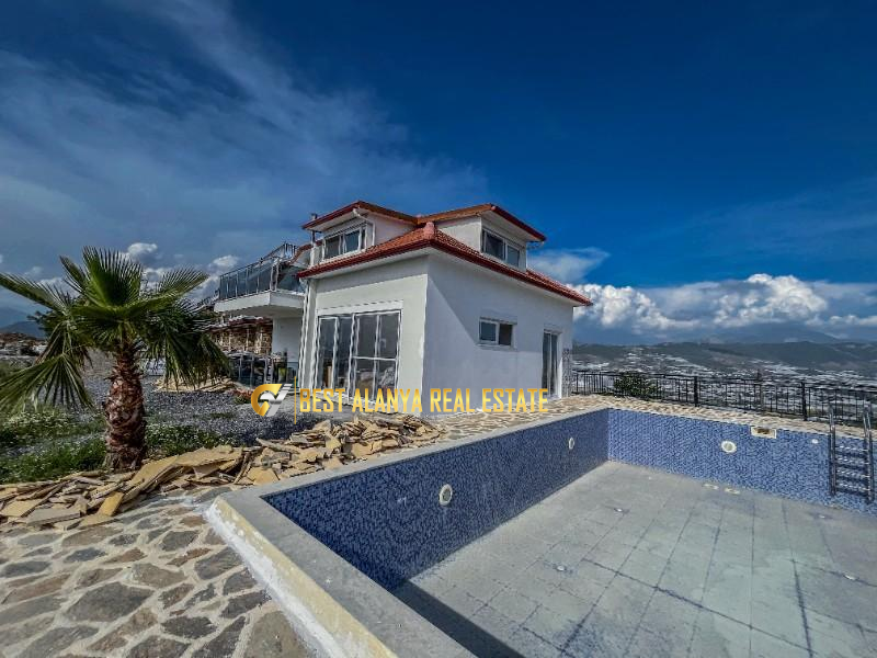 ALANYA GAZİPAŞA'DA SATILIK 1 DÖNÜM ARSA İÇERİSİNDE 2 ADET HAVUZLU MÜSTAKİL 2+1 VİLLA