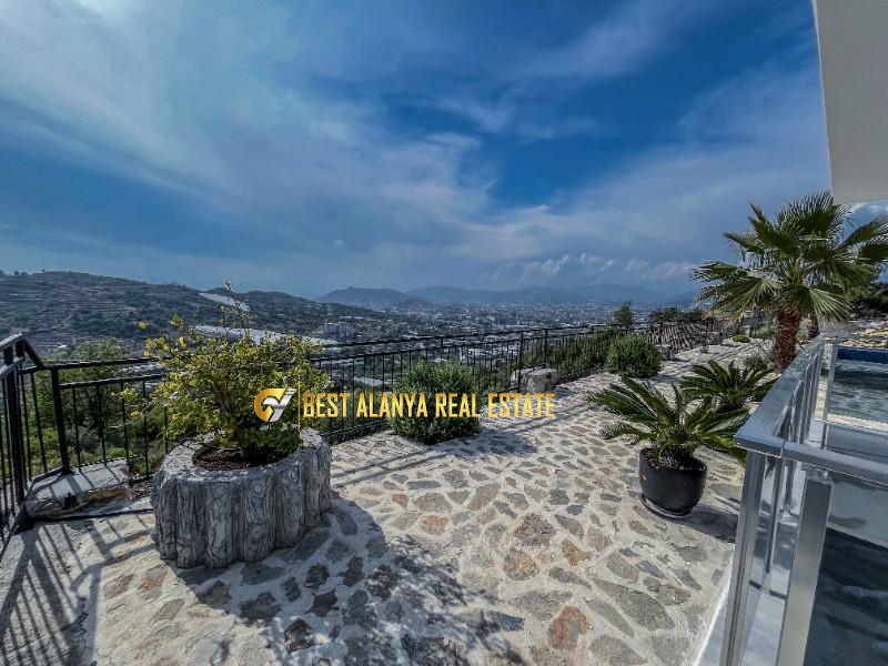ALANYA GAZİPAŞA'DA SATILIK 1 DÖNÜM ARSA İÇERİSİNDE 2 ADET HAVUZLU MÜSTAKİL 2+1 VİLLA