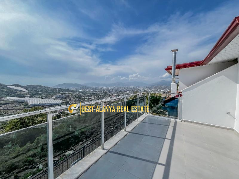 ALANYA GAZİPAŞA'DA SATILIK 1 DÖNÜM ARSA İÇERİSİNDE 2 ADET HAVUZLU MÜSTAKİL 2+1 VİLLA