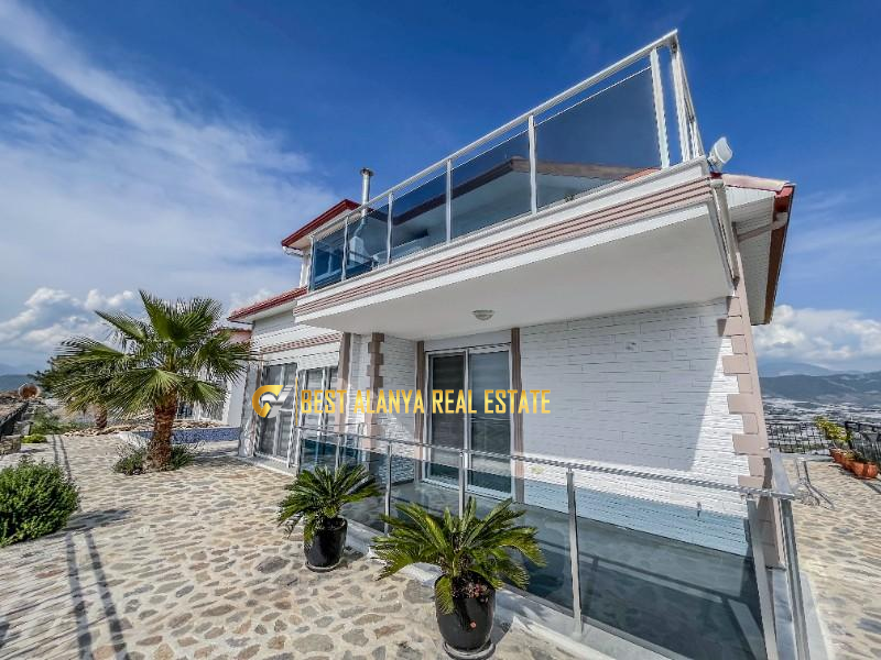 ALANYA GAZİPAŞA'DA SATILIK 1 DÖNÜM ARSA İÇERİSİNDE 2 ADET HAVUZLU MÜSTAKİL 2+1 VİLLA