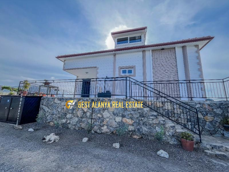 ALANYA GAZİPAŞA'DA SATILIK 1 DÖNÜM ARSA İÇERİSİNDE 2 ADET HAVUZLU MÜSTAKİL 2+1 VİLLA
