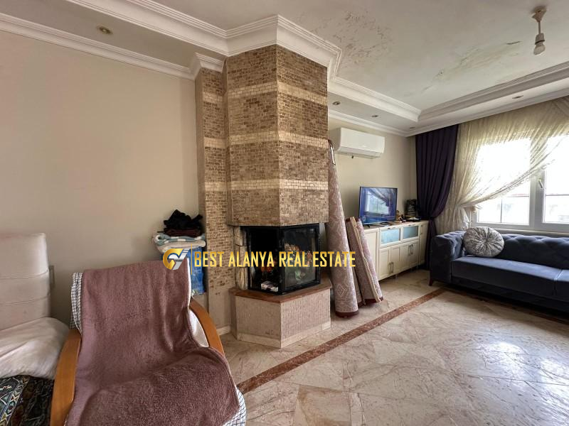 ALANYA BEKTAŞ'TA SATILIK DENİZ MANZARALI GENİŞ 3+1 AMERİKAN MUTFAK DAİRE