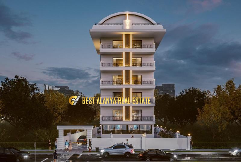 ALANYA CİKCİLLİ'DE SATILIK SIFIR 1+1 AMERİKAN MUTFAK DAİRE