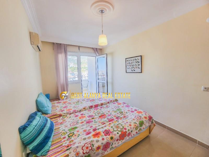 ALANYA CİKCİLLİ'DE SATILIK EŞYALI 2+1 AMERİKAN MUTFAK KALE VE ŞEHİR MANZARALI DAİRE