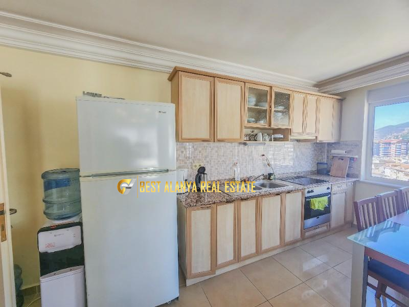 ALANYA CİKCİLLİ'DE SATILIK EŞYALI 2+1 AMERİKAN MUTFAK KALE VE ŞEHİR MANZARALI DAİRE