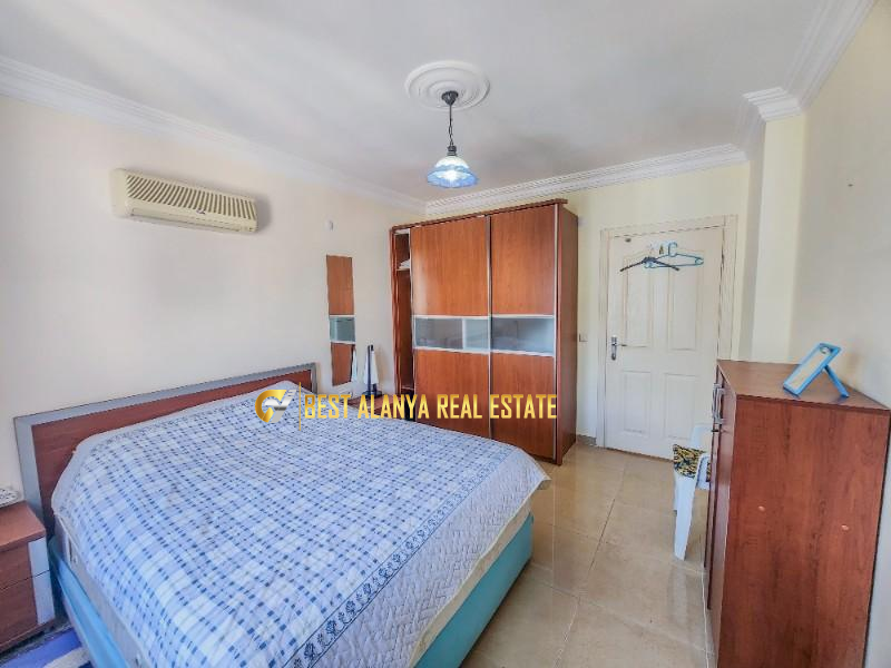 ALANYA CİKCİLLİ'DE SATILIK EŞYALI 2+1 AMERİKAN MUTFAK KALE VE ŞEHİR MANZARALI DAİRE