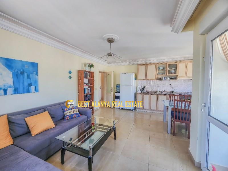ALANYA CİKCİLLİ'DE SATILIK EŞYALI 2+1 AMERİKAN MUTFAK KALE VE ŞEHİR MANZARALI DAİRE