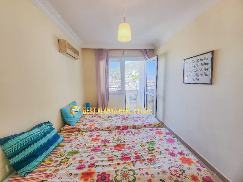 ALANYA CİKCİLLİ'DE SATILIK EŞYALI 2+1 AMERİKAN MUTFAK KALE VE ŞEHİR MANZARALI DAİRE