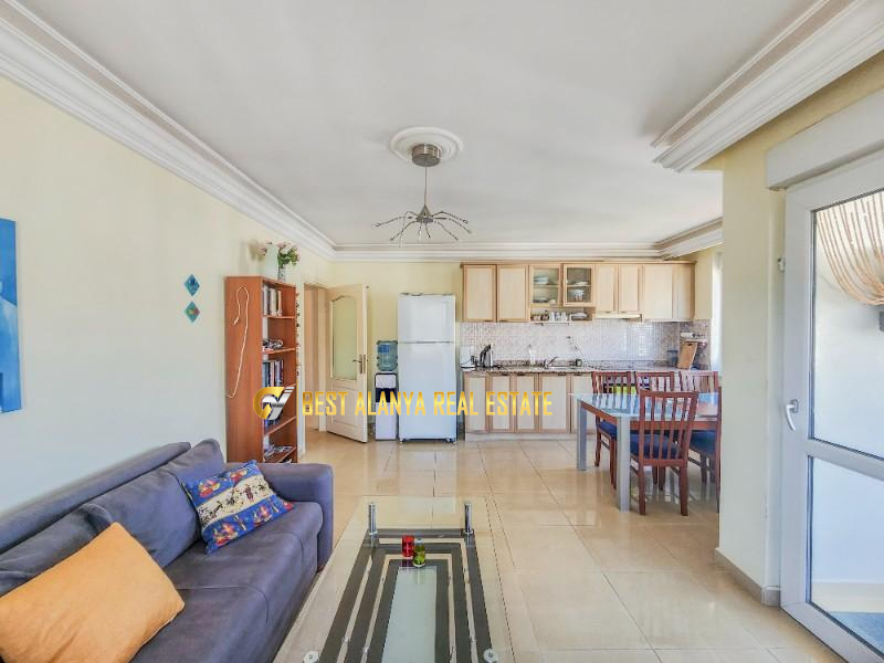 ALANYA CİKCİLLİ'DE SATILIK EŞYALI 2+1 AMERİKAN MUTFAK KALE VE ŞEHİR MANZARALI DAİRE