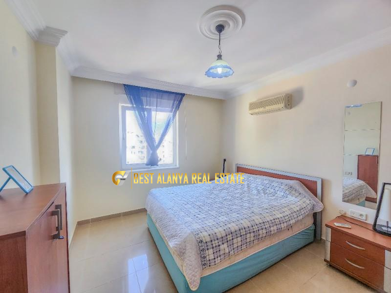 ALANYA CİKCİLLİ'DE SATILIK EŞYALI 2+1 AMERİKAN MUTFAK KALE VE ŞEHİR MANZARALI DAİRE