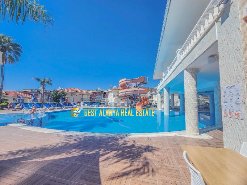ALANYA CİKCİLLİ'DE SATILIK EŞYALI 2+1 AMERİKAN MUTFAK KALE VE ŞEHİR MANZARALI DAİRE