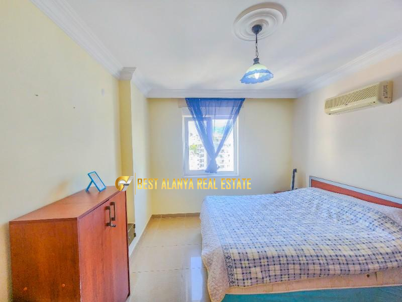 ALANYA CİKCİLLİ'DE SATILIK EŞYALI 2+1 AMERİKAN MUTFAK KALE VE ŞEHİR MANZARALI DAİRE