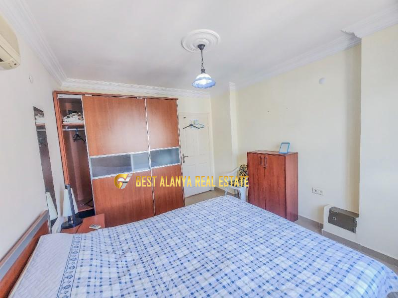 ALANYA CİKCİLLİ'DE SATILIK EŞYALI 2+1 AMERİKAN MUTFAK KALE VE ŞEHİR MANZARALI DAİRE