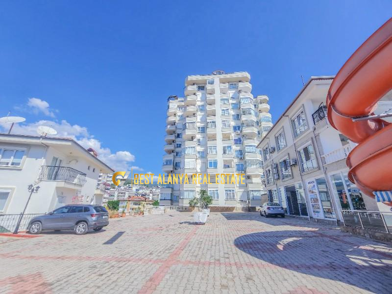 ALANYA CİKCİLLİ'DE SATILIK EŞYALI 2+1 AMERİKAN MUTFAK KALE VE ŞEHİR MANZARALI DAİRE