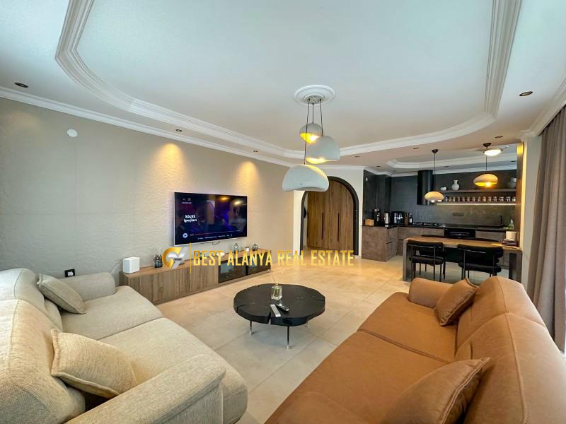 ALANYA CİKCİLLİ'DE SATILIK ULTRA LÜKS EŞYALI 4+1 DUBLEKS DAİRE