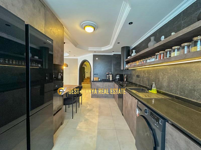 ALANYA CİKCİLLİ'DE SATILIK ULTRA LÜKS EŞYALI 4+1 DUBLEKS DAİRE