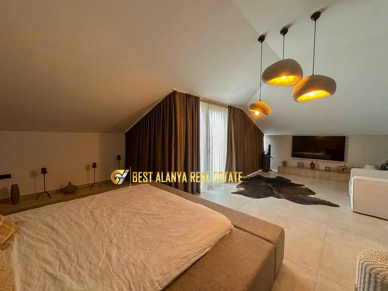 ALANYA CİKCİLLİ'DE SATILIK ULTRA LÜKS EŞYALI 4+1 DUBLEKS DAİRE