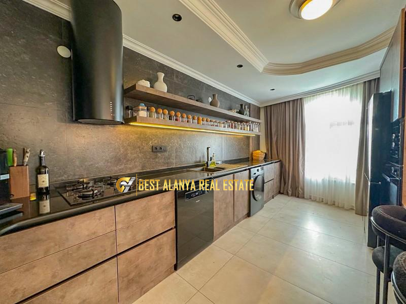 ALANYA CİKCİLLİ'DE SATILIK ULTRA LÜKS EŞYALI 4+1 DUBLEKS DAİRE