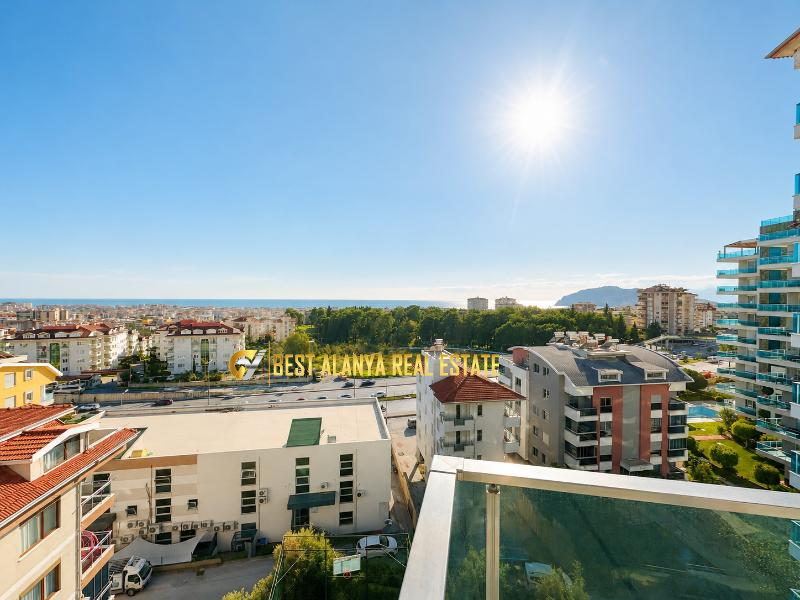 CİKCİLLİ EMİN DERE APARTMANI SATILIK DENİZ VE KALE MANZARALI 3+1 AYRI MUTFAK DAİRE ALANYA ANTALYA TÜRKİYE