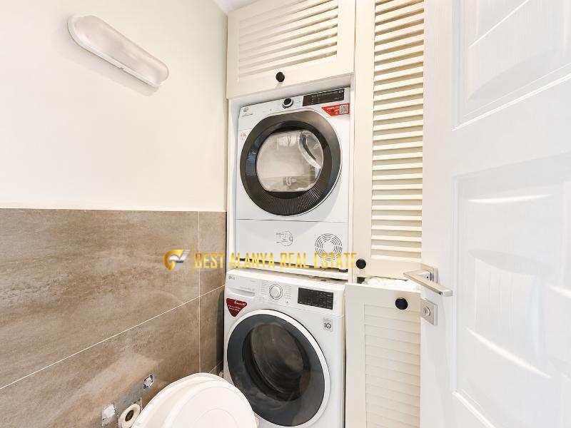 CİKCİLLİ EMİN DERE APARTMANI SATILIK DENİZ VE KALE MANZARALI 3+1 AYRI MUTFAK DAİRE ALANYA ANTALYA TÜRKİYE