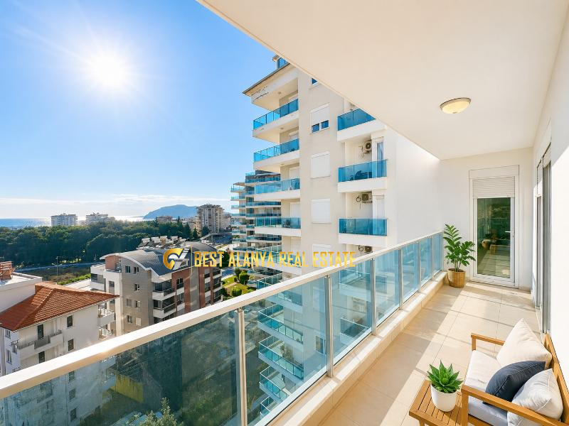 CİKCİLLİ EMİN DERE APARTMANI SATILIK DENİZ VE KALE MANZARALI 3+1 AYRI MUTFAK DAİRE ALANYA ANTALYA TÜRKİYE