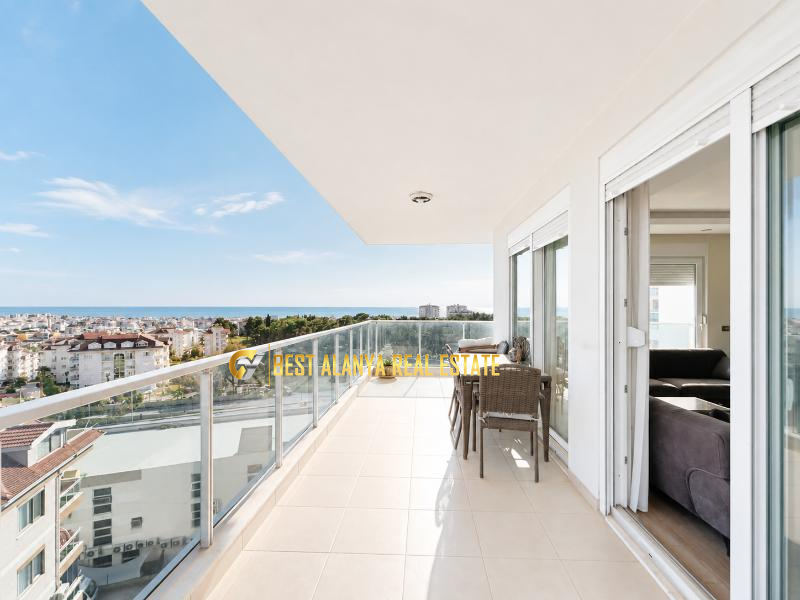 CİKCİLLİ EMİN DERE APARTMANI SATILIK DENİZ VE KALE MANZARALI 3+1 AYRI MUTFAK DAİRE ALANYA ANTALYA TÜRKİYE