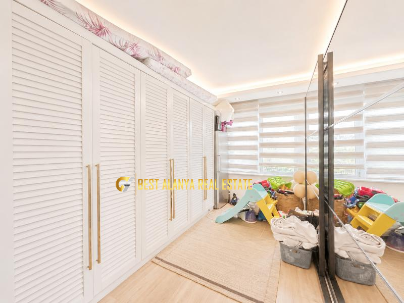 CİKCİLLİ EMİN DERE APARTMANI SATILIK DENİZ VE KALE MANZARALI 3+1 AYRI MUTFAK DAİRE ALANYA ANTALYA TÜRKİYE