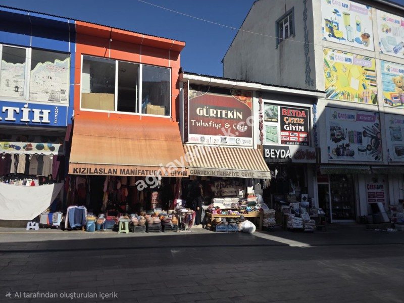 CUMHURİYET MAHALLESİ ESKİ VAN CADDESİ’NDE SATILIK 2 KATLI 150 M² TİCARİ DÜKKAN