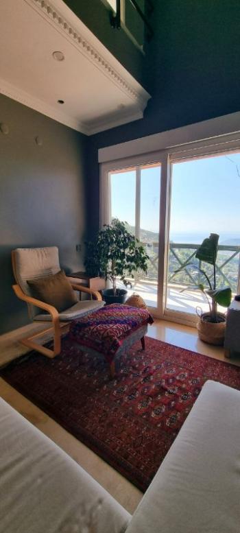 TEPE OCEAN VIEW VILLA SATILIK EŞYALI 2+1 DUBLEKS İKİZ VİLLA ALANYA ANTALYA TÜRKİYE