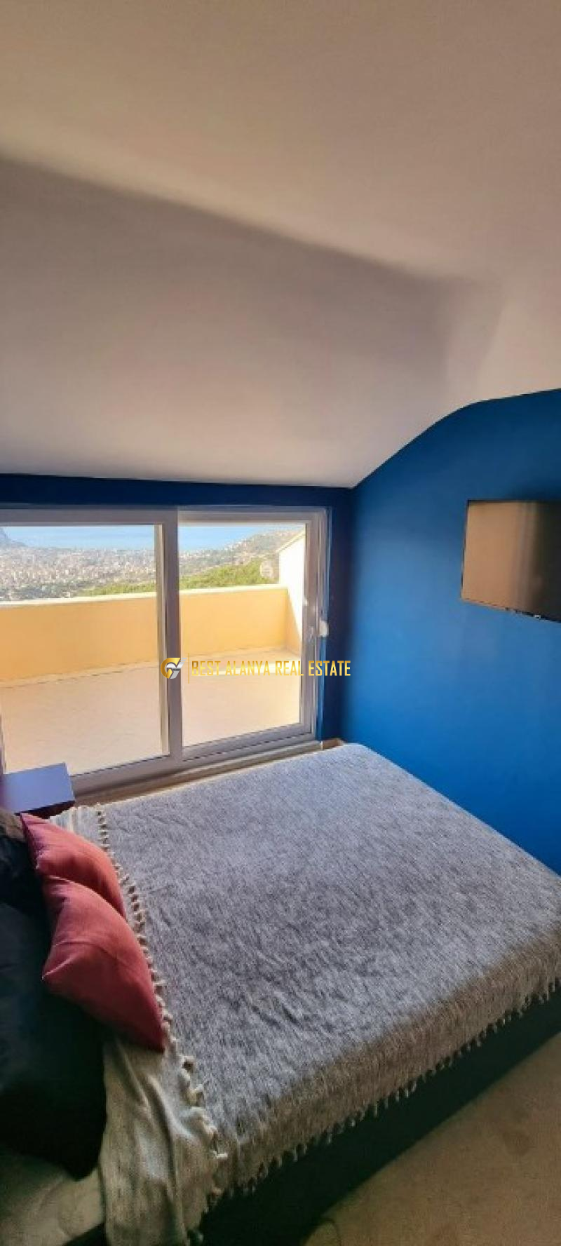 TEPE OCEAN VIEW VILLA SATILIK EŞYALI 2+1 DUBLEKS İKİZ VİLLA ALANYA ANTALYA TÜRKİYE