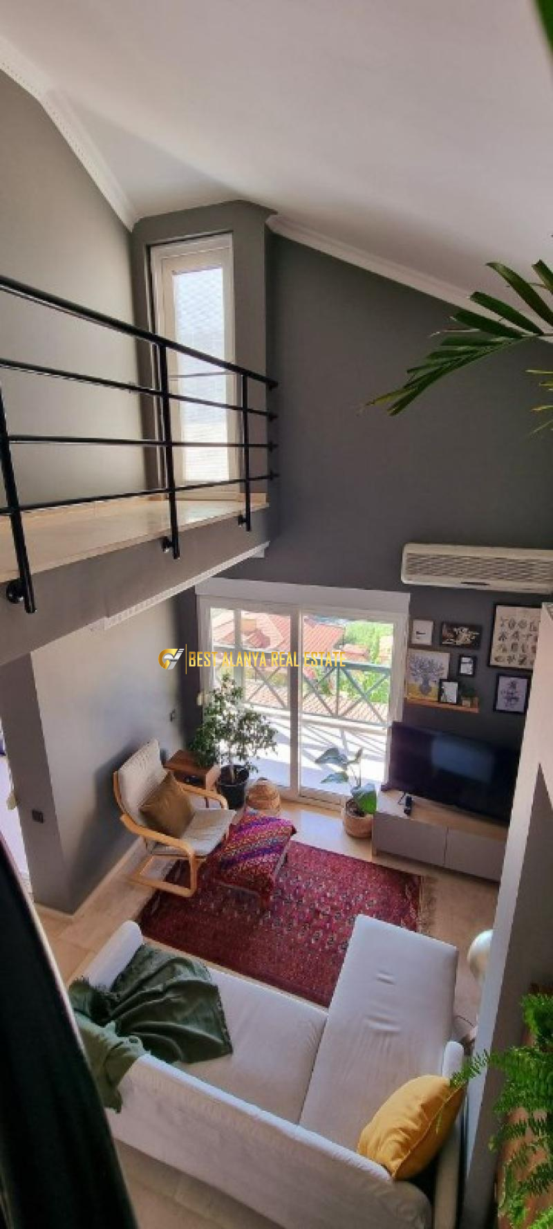 TEPE OCEAN VIEW VILLA SATILIK EŞYALI 2+1 DUBLEKS İKİZ VİLLA ALANYA ANTALYA TÜRKİYE