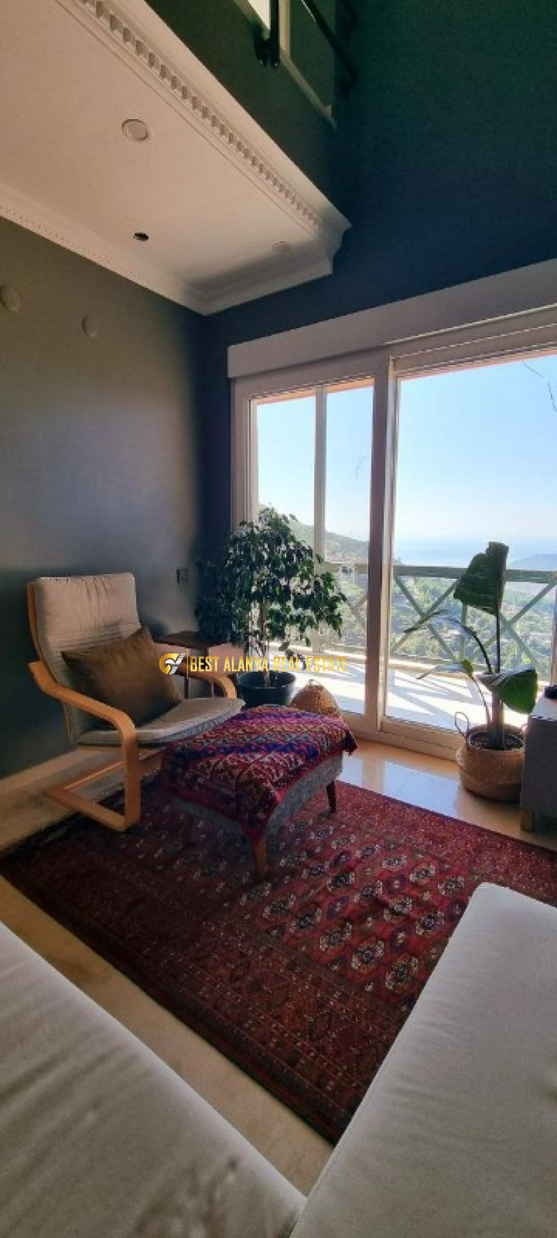 TEPE OCEAN VIEW VILLA SATILIK EŞYALI 2+1 DUBLEKS İKİZ VİLLA ALANYA ANTALYA TÜRKİYE