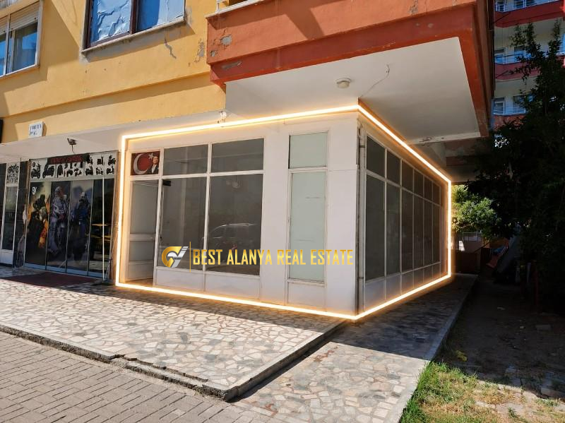 GÜLLERPINARI MAHALLESİ SATILIK 45 M² KÖŞE DÜKKAN ALANYA ANTALYA TÜRKİYE
