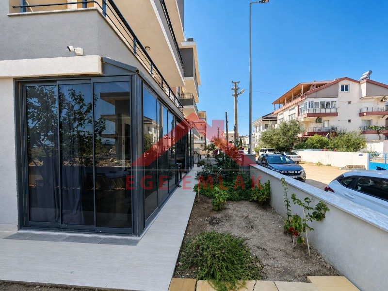 Didim Hisar Mahallesi'nde Bahçe Kullanımlı Satılık 1+1 Daire